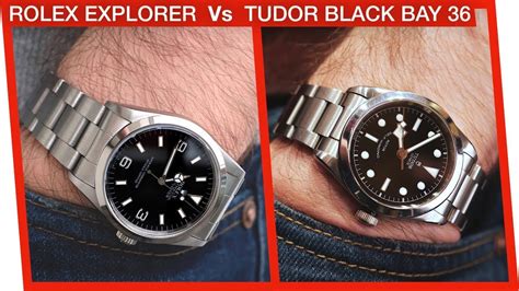 blck bay 36 vs rolex oyster|black bay 36 review 2021.